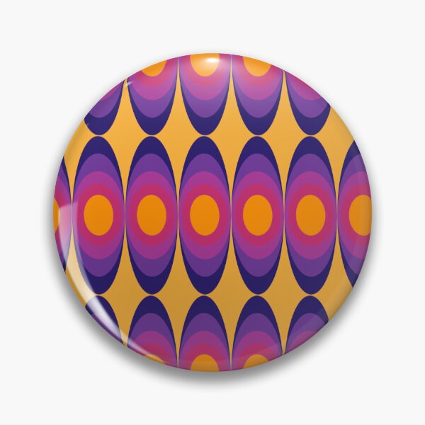 Item preview, Retro 70s Pattern with Purple and Pink Colors designed and sold by Studio Pico.