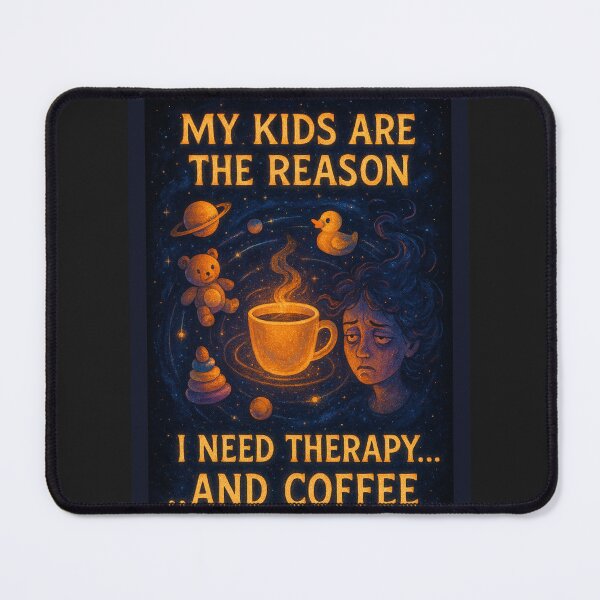 Item preview, My Kids are the Reason I Nees Therapy and Coffee designed and sold by MidnightMoodCo.