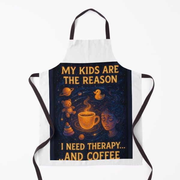 Item preview, My Kids are the Reason I Nees Therapy and Coffee designed and sold by MidnightMoodCo.