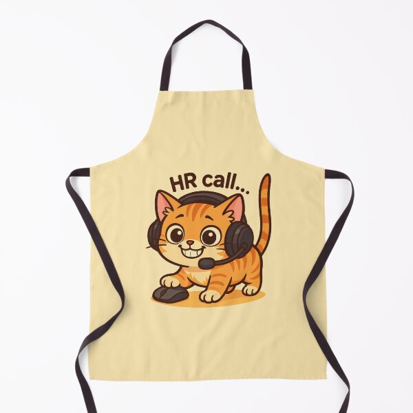 Item preview, Cute Cat HR Call Artwork designed and sold by Yuliya Brush.