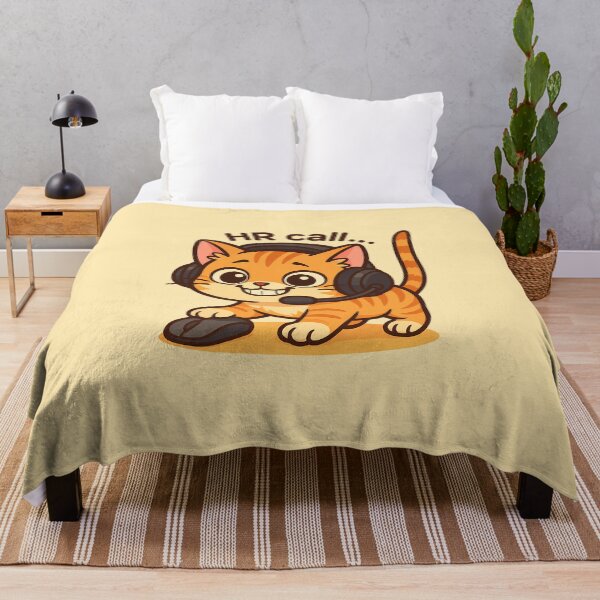 Item preview, Cute Cat HR Call Artwork designed and sold by Yuliya Brush.