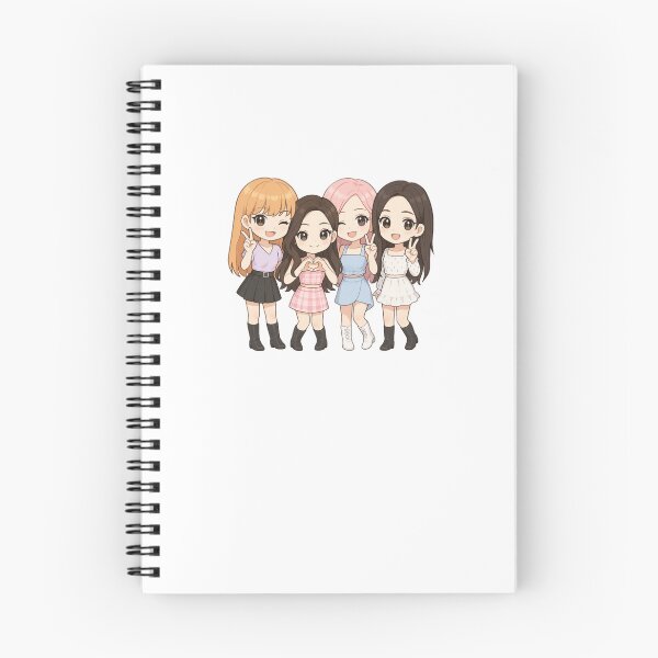 Item preview, Kpop Girl Group Blackpink Lisa, Jennie, Rosé, and Jisoo Chibi Anime Art | SugarCase designed and sold by SugarCase.