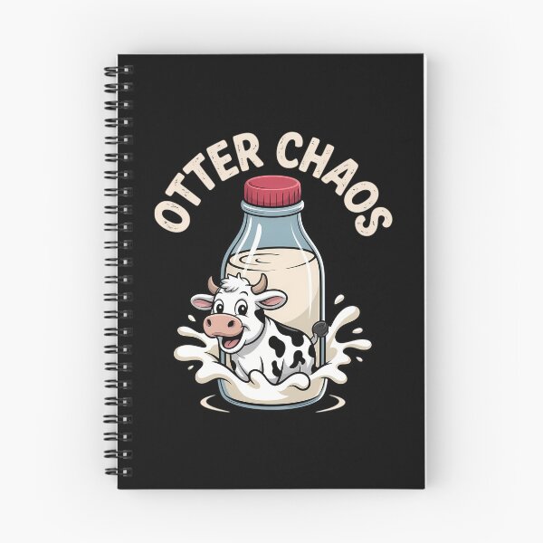 Item preview, Otter Chaos Funny Cow Mom Cow Dad Farmer Cow Lover designed and sold by CookWorldLaughs.