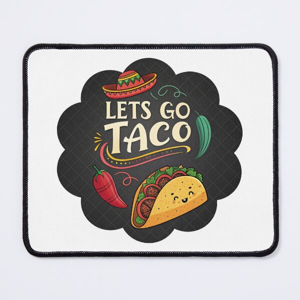 Item preview, Let’s Go Taco – Funny Food Pun Mexican Taco Design designed and sold by PnrArtDesign.