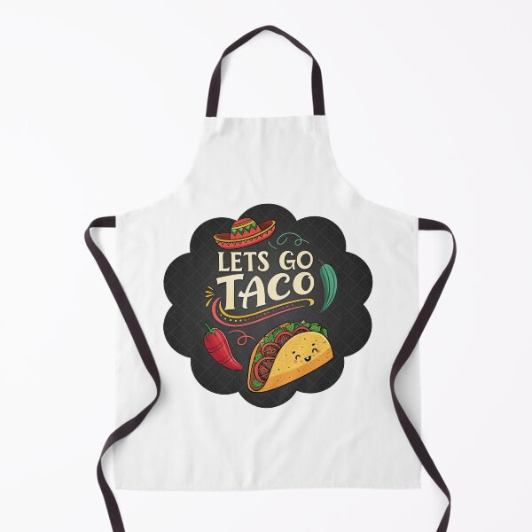 Item preview, Let’s Go Taco – Funny Food Pun Mexican Taco Design designed and sold by PnrArtDesign.