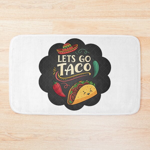 Item preview, Let’s Go Taco – Funny Food Pun Mexican Taco Design designed and sold by PnrArtDesign.