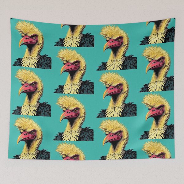 Item preview, colorful cute vulture designed and sold by Dogandesighn.
