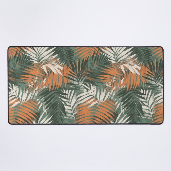 Item preview, Retro Grunge Jungle Palm Leaf Pattern designed and sold by CleverboyDsgns.