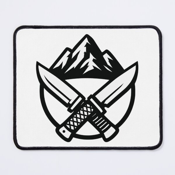 Item preview, cool bushcraft logo designed and sold by The lucky Hippy.