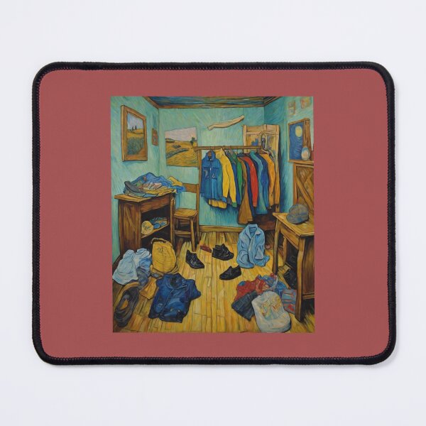 Item preview, "Organized Bedroom in its Disarray" designed and sold by Artisticanvas.