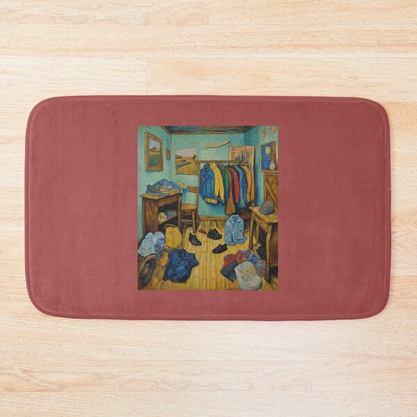 Item preview, "Organized Bedroom in its Disarray" designed and sold by Artisticanvas.