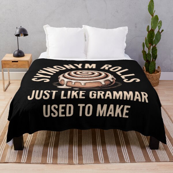 Item preview, Synonym Rolls Joke Cinnamon Rolls Grammar Pun Funny Teacher designed and sold by CookWorldLaughs.