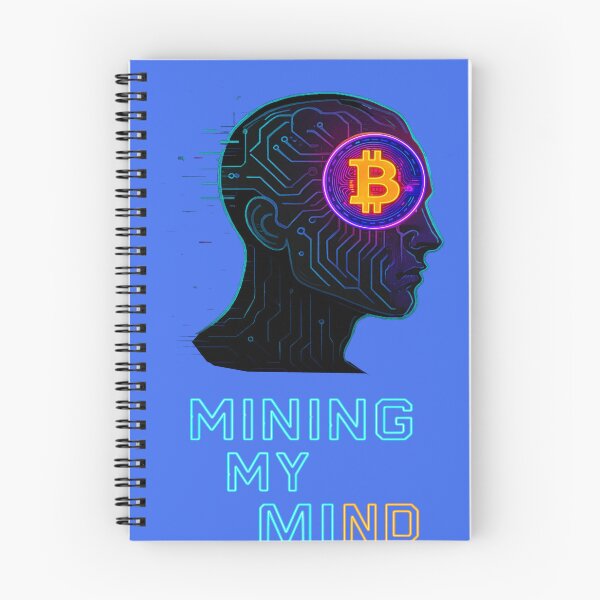 Item preview, Mining My Mind – Crypto Intelligence Brain Design designed and sold by BitCrop.