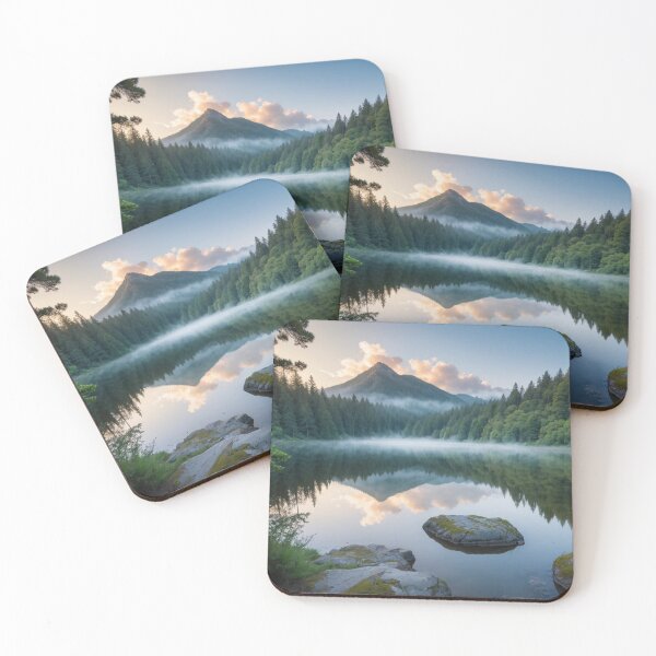 Item preview, Tranquil Lake Landscape designed and sold by vekotpu.