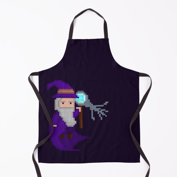 Item preview, Pixel Art Grumpy Wizard Casting Magic Spell designed and sold by Dugolivia.