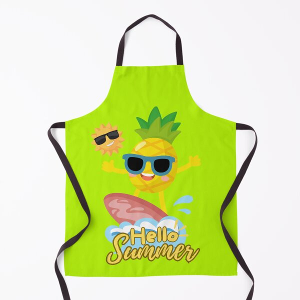 Artikelvorschau, Hallo Sommer: Surfende Ananas & kühle Sonne (Grün) entworfen und verkauft von HeeShirt.