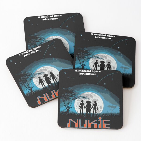 Item preview, Nukie - A magical space adventure - 80's Retro designed and sold by PrimaryTarget.