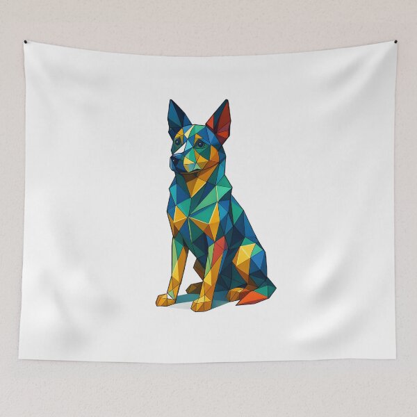 Item preview, Geometric Prism Pup designed and sold by Uglyandcute.