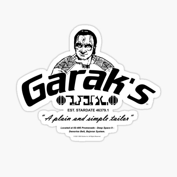 Item preview, Star Trek: Deep Space Nine Garak's 'A plain and simple tailor'  designed and sold by PrimaryTarget.
