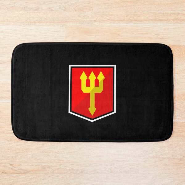Item preview, Simple Badge Design Manchester United - The Red Devils Trident designed and sold by abihooper.