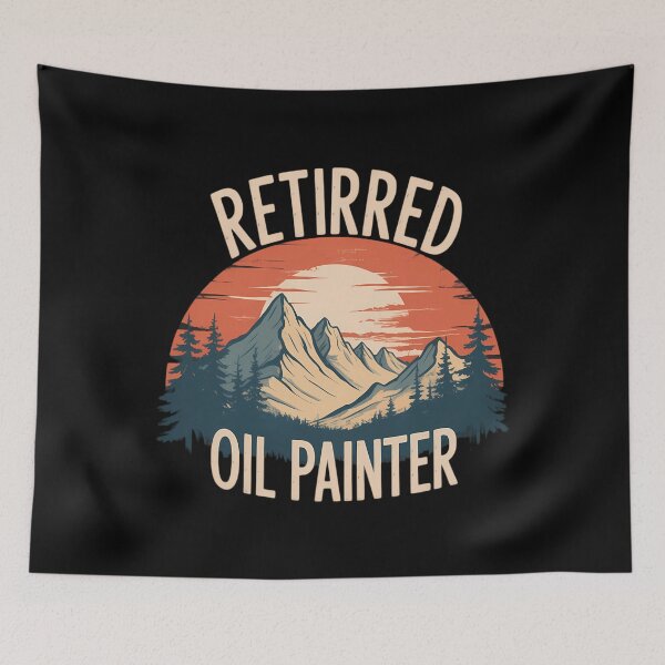 Item preview, Funny Retirement for Retired oil painter designed and sold by DoorwayThreads.