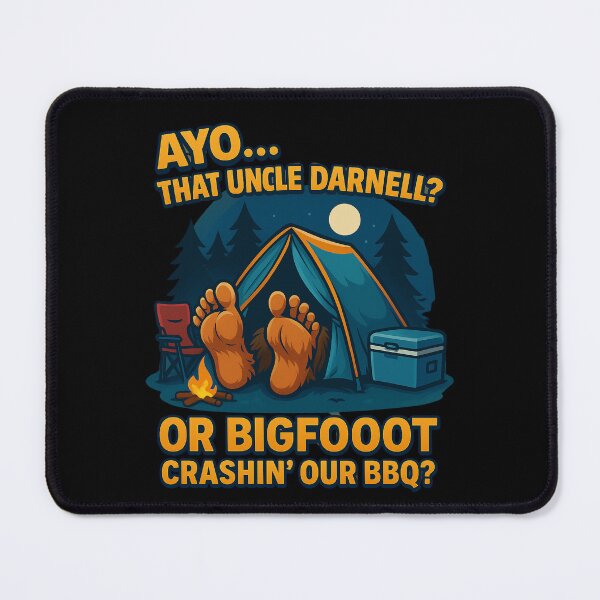 Item preview, Bigfoot or Uncle Darrell? Camping Mystery Unsolved designed and sold by BestDetailer.
