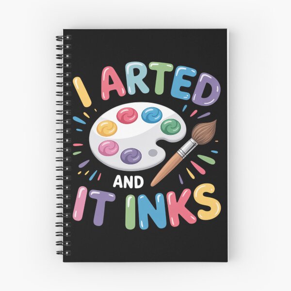 Item preview, I Arted And It Inks Funny Pun Artist Painter designed and sold by DoorwayThreads.