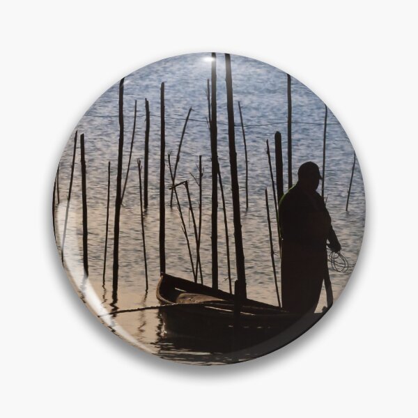 Item preview, Checking the nets, Parc Natural de l'Albufera, Valencia, Spain designed and sold by AndrewJonesFoto.