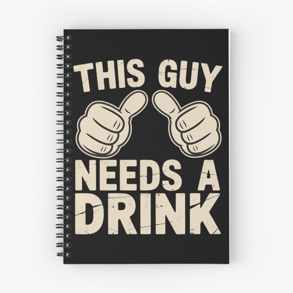 Item preview, This Guy Needs A Drink Funny Drinking Alcohol Humor designed and sold by DoorwayThreads.