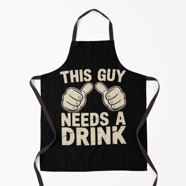 Item preview, This Guy Needs A Drink Funny Drinking Alcohol Humor designed and sold by DoorwayThreads.