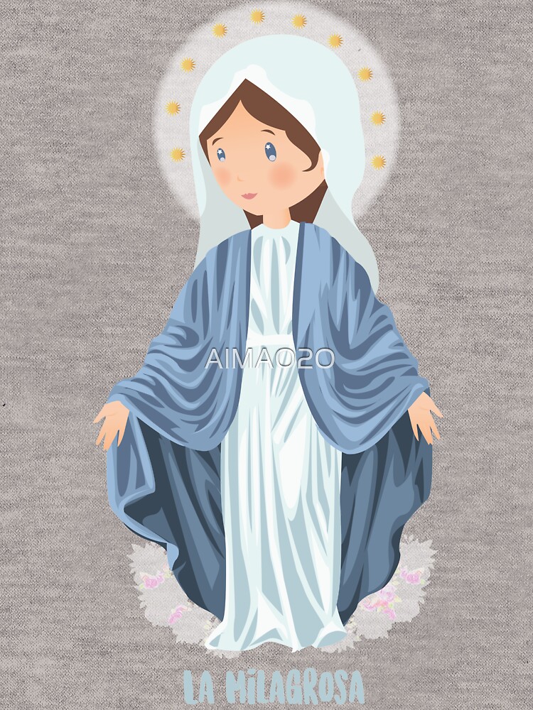 Miraculous Medal Catholic Sticker, Santa Clara Design