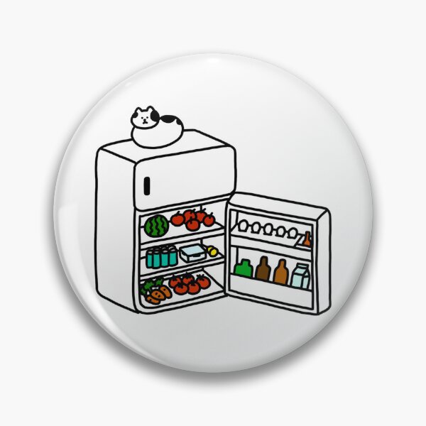 Item preview, a Cat on the refrigerator designed and sold by superbaechoo.