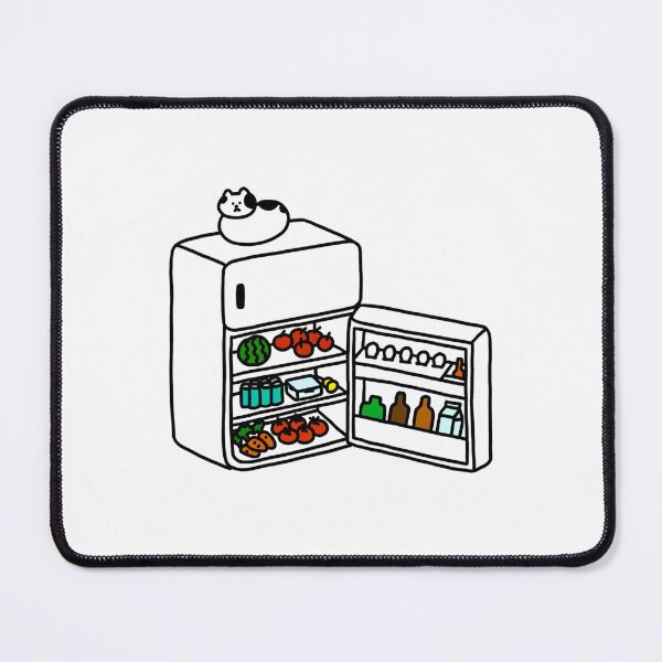 Item preview, a Cat on the refrigerator designed and sold by superbaechoo.