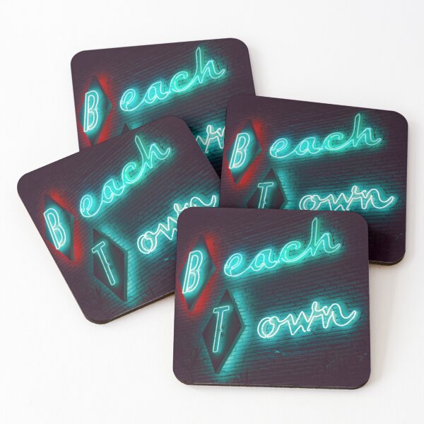 Item preview, Beachy Keen Beach Town Neon designed and sold by matthewbam.