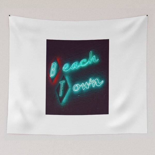 Item preview, Beachy Keen Beach Town Neon designed and sold by matthewbam.