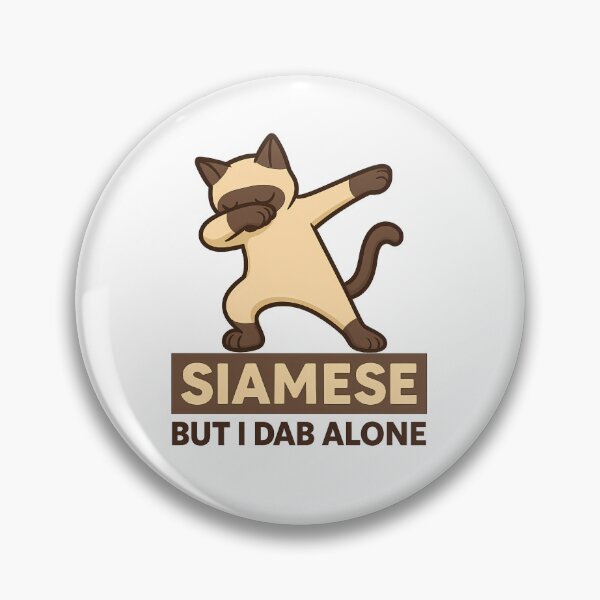 Item preview, Siamese But I Dab Alone – Funny Cat Lover Shirt designed and sold by BambaKchula.