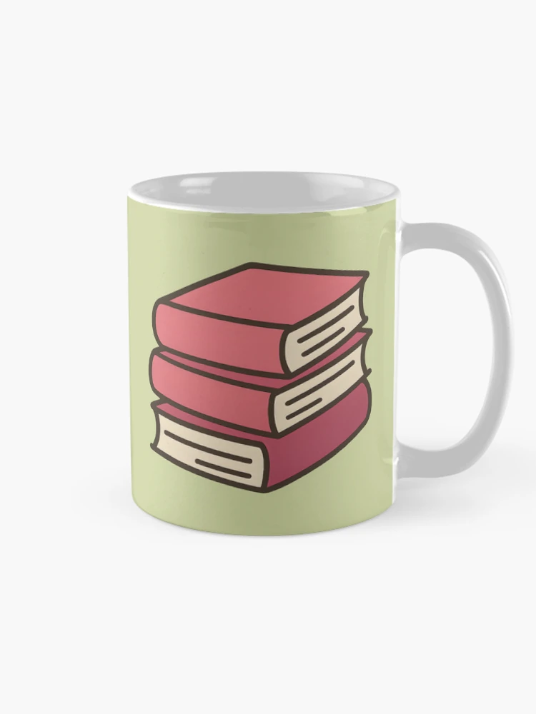 Thumbnail 3 of 6, Coffee Mug,  Bookstack  designed and sold by GraphicsClub.