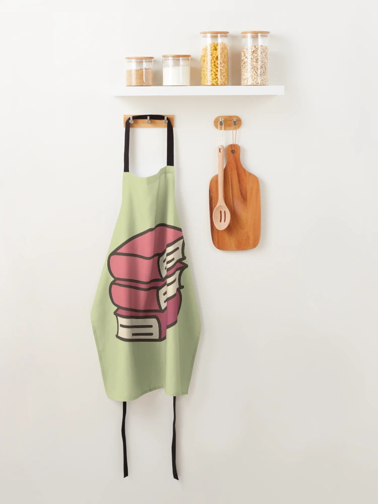 Thumbnail 4 of 6, Apron, Bookstack designed and sold by GraphicsClub.