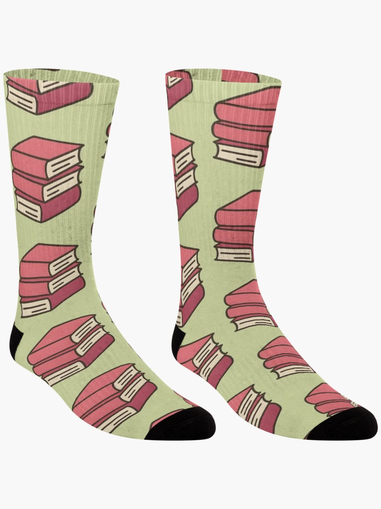 Thumbnail 3 of 5, Socks,  Bookstack  designed and sold by GraphicsClub.