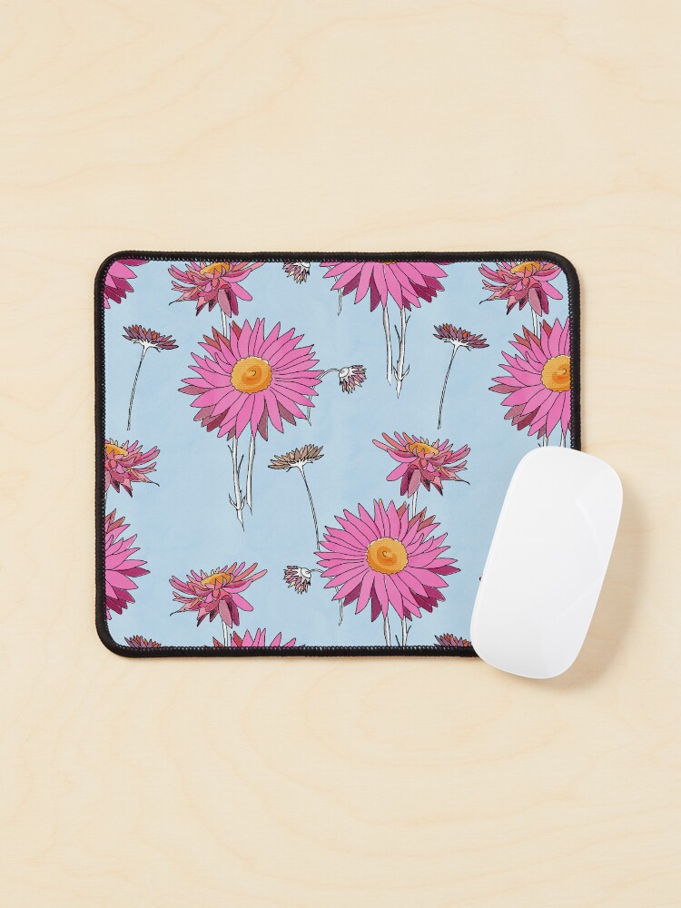 Thumbnail 1 of 5, Mouse Pad, Paper Daisies designed and sold by CaelaBeeDesigns.