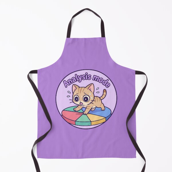 Item preview, Cute Cat Analysis Mode Art designed and sold by Yuliya Brush.