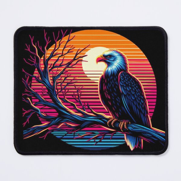 Item preview, sunset and eagle designed and sold by Dogandesighn.