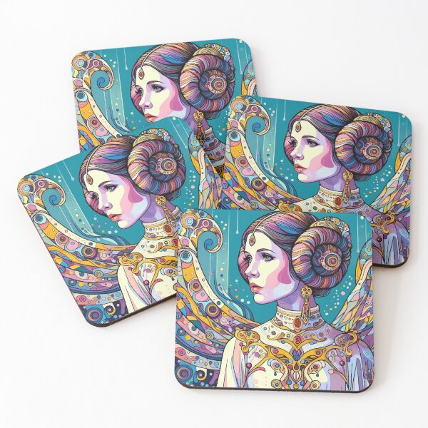 Item preview, Leia Organa Abstract Geometric Illustration designed and sold by  Ojo de Lilith.