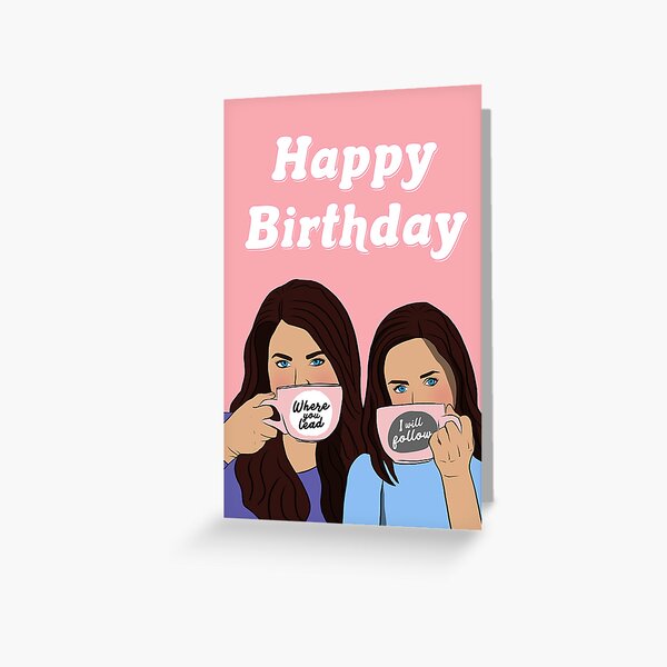 Item preview, Gilmore Girls Birthday Card - Happy Birthday designed and sold by NiomiFoggish.