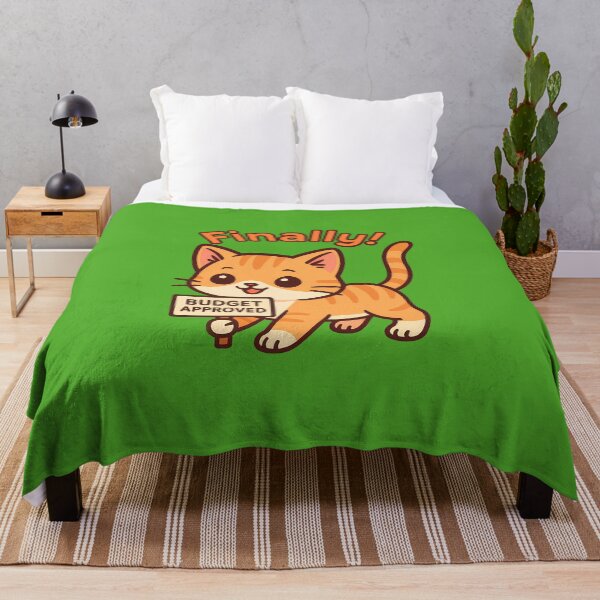 Item preview, Cute Cat Budget Approved Art designed and sold by Yuliya Brush.