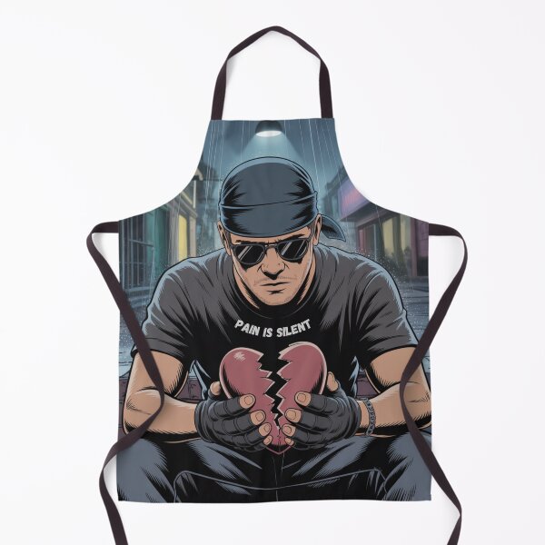 Item preview, Pain Is Silent - Sensitive gangsta tee designed and sold by Oommen Studio .