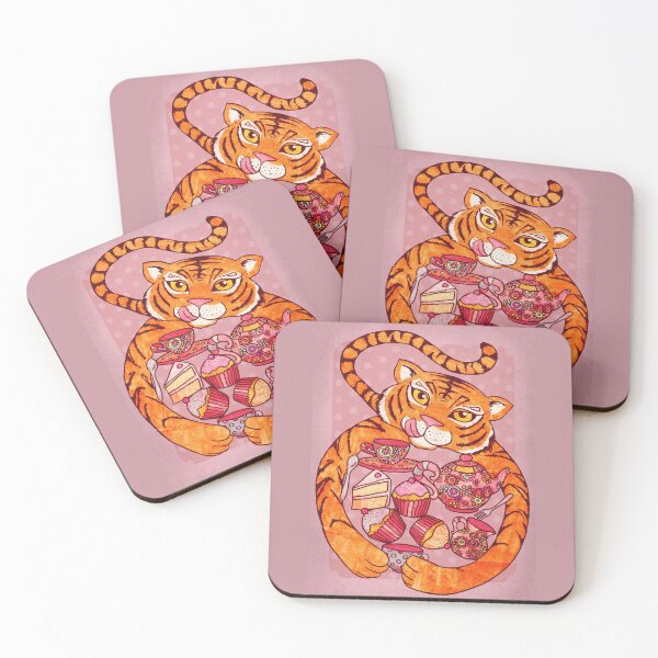Item preview, Tiger's Tea Party designed and sold by micklyn.