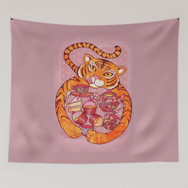 Item preview, Tiger's Tea Party designed and sold by micklyn.