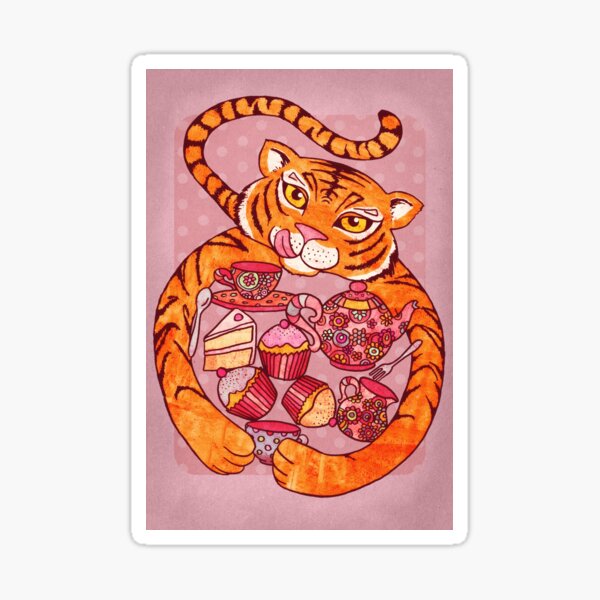 Item preview, Le goûter du tigre designed and sold by micklyn.