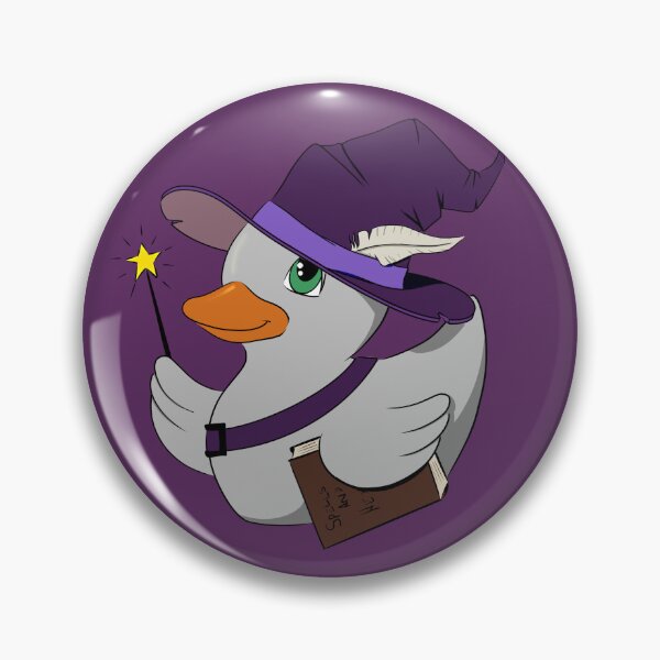 Item preview, Witch Rubber Duck – Cute Halloween Duck Illustration designed and sold by Fireborne Studio.